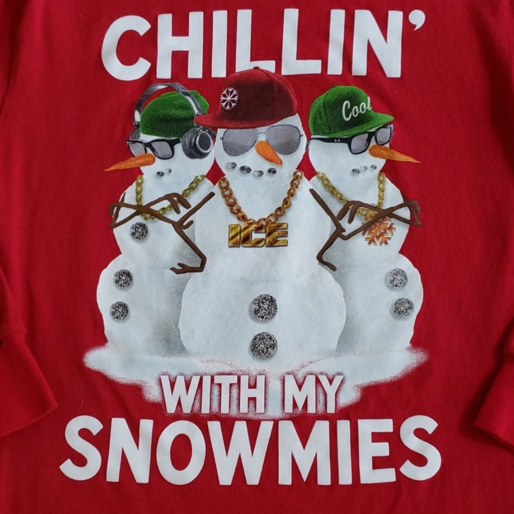 Snowman long sleeve shirt